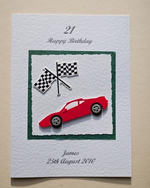 Sports Car - 21st Birthday