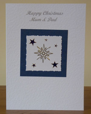 Christmas Card- Twinkling stars