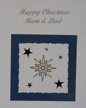 Christmas Card - Twinkling stars