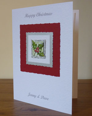 Christmas Card - Holly