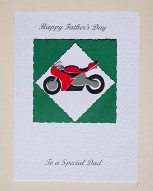 Father's Day - Red Motorbike