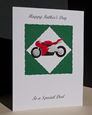 Father's Day - Red Motorbike