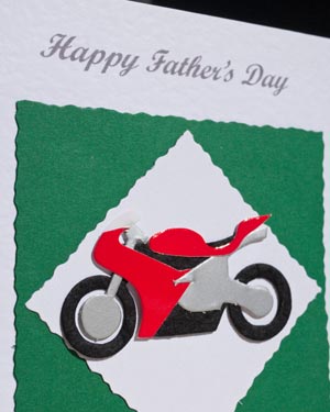 Father's Day - Red Motorbike