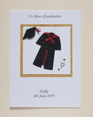 Graduation - Black with red trim