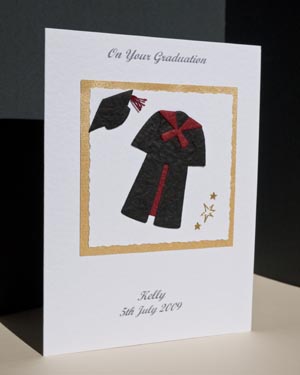 Graduation - Black with red trim