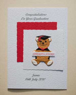 Graduation - Bear with banner