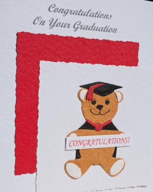 Graduation - Bear with banner