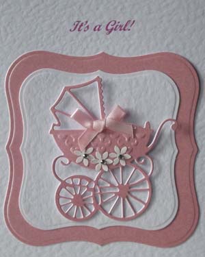 pearly pink pram