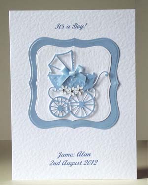 pearly blue pram